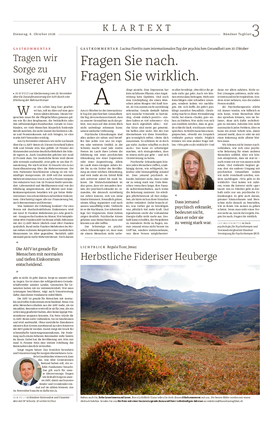 Gastkommentar Oktober 2026