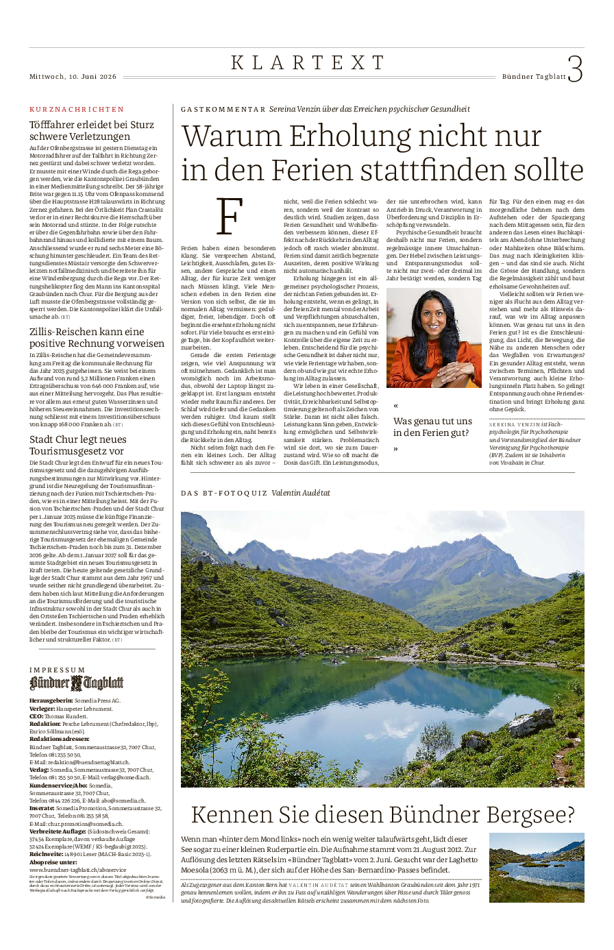 Gastkommentar Juni 2026 Gastkommentar Juni 2026